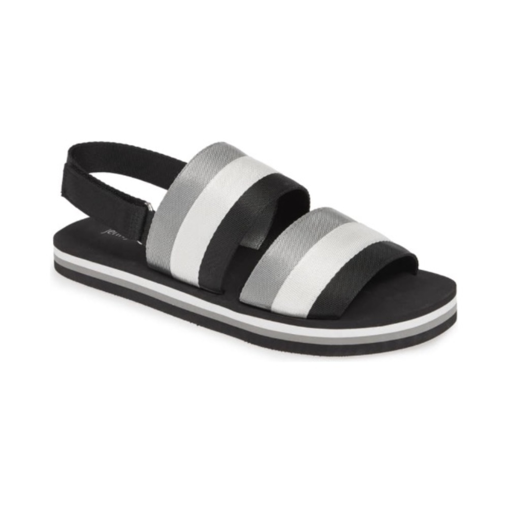 Jeffrey Campbell Grom slingback sandals black NEW